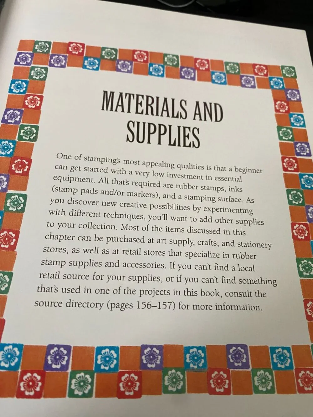 GUIDE TO RUBBER STAMPING GENTLY USED 165 PAGES HARDCOVER BOOK EVERYTHING NEEDED